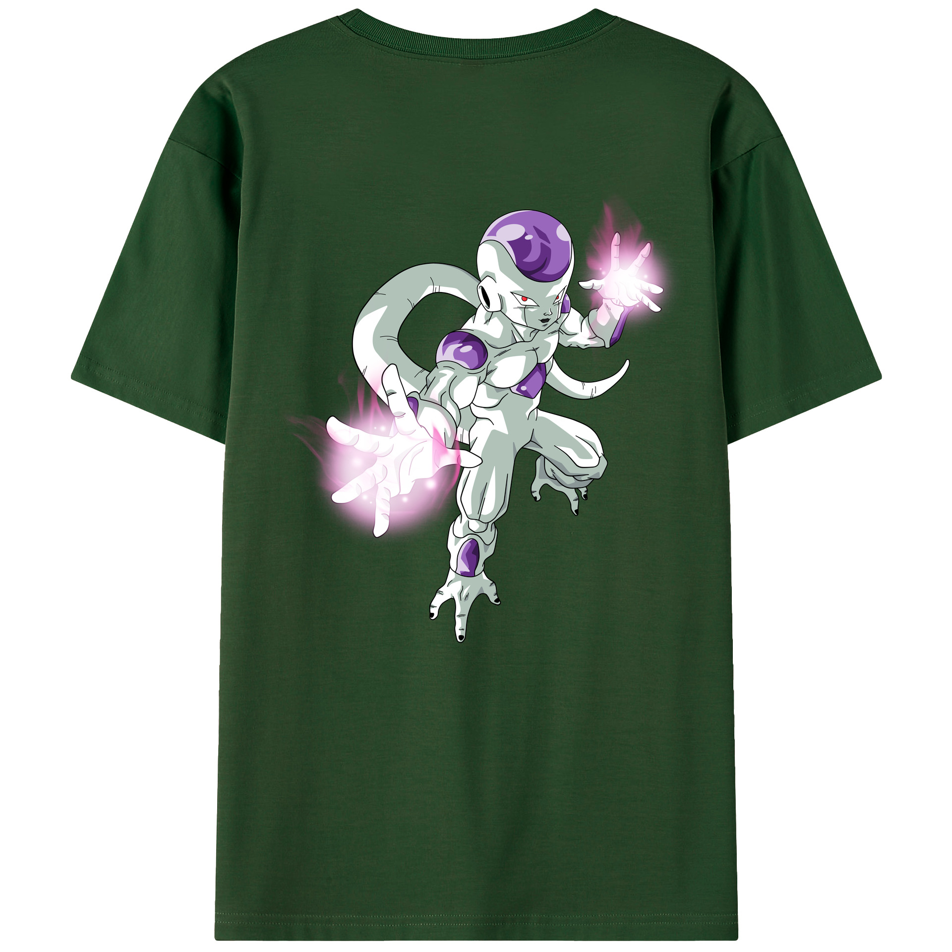 （画像用） ドラゴンボール フリーザ DRAGON BALL Frieza 綿100％半袖Tシャツ（背面プリント）